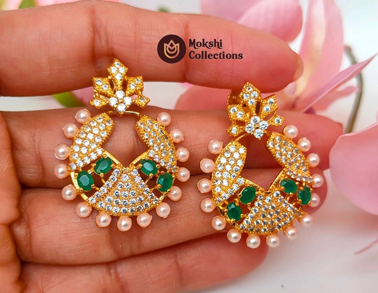 Ad Emerald Designer Earrings