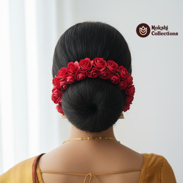 Red Rose Plain Gajra