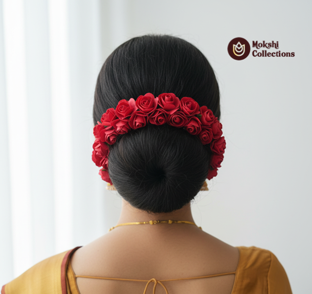 Red Rose Plain Gajra