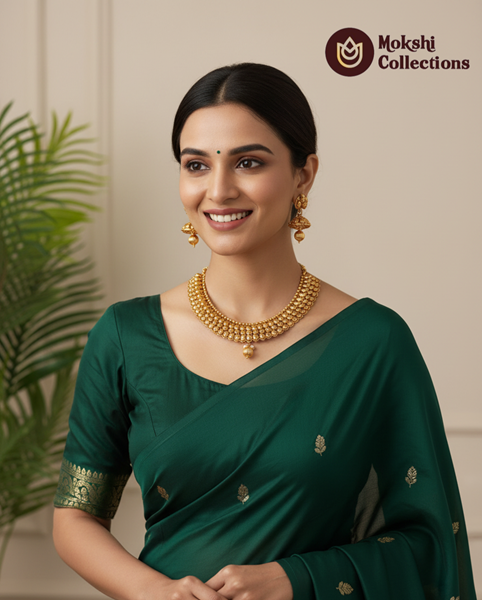 Designer Metallic Necklace Set