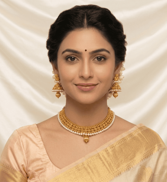 Dazzling Metallic Necklace Set