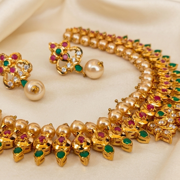 Multicolor Uncuts Bridal Jewelry