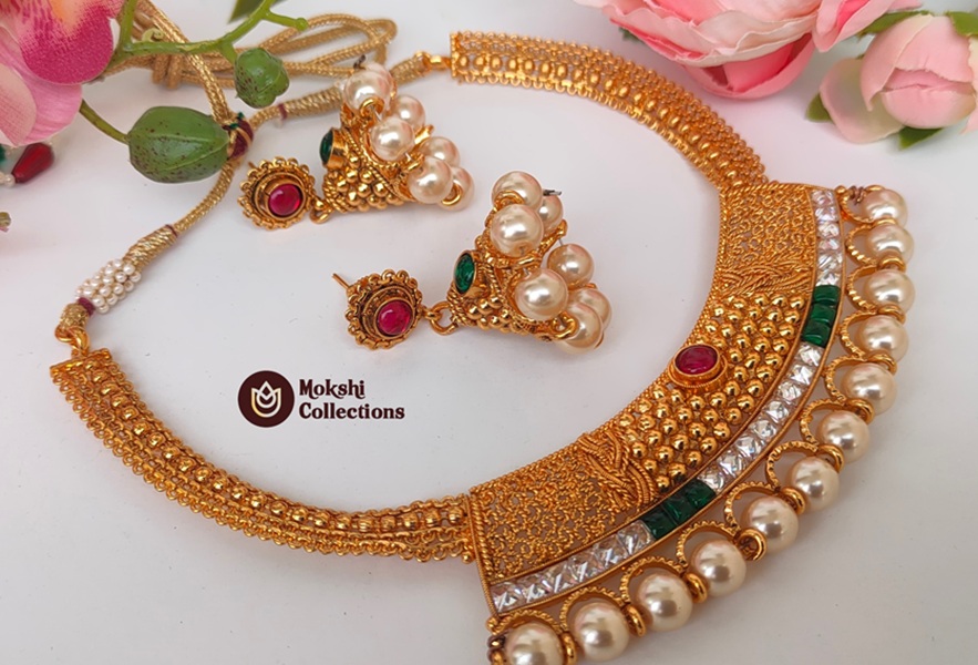 Multicolor AD Designer Necklace Set