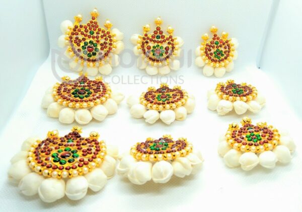 Bridal Mogra Hair Brooches