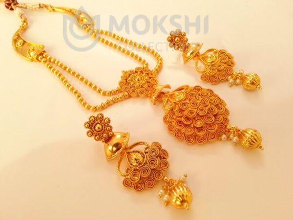 Gold Plated Designer Necklace Set