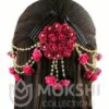 Pink Flower Hair Brooch