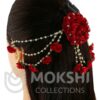 Red Flower Hair Accessories