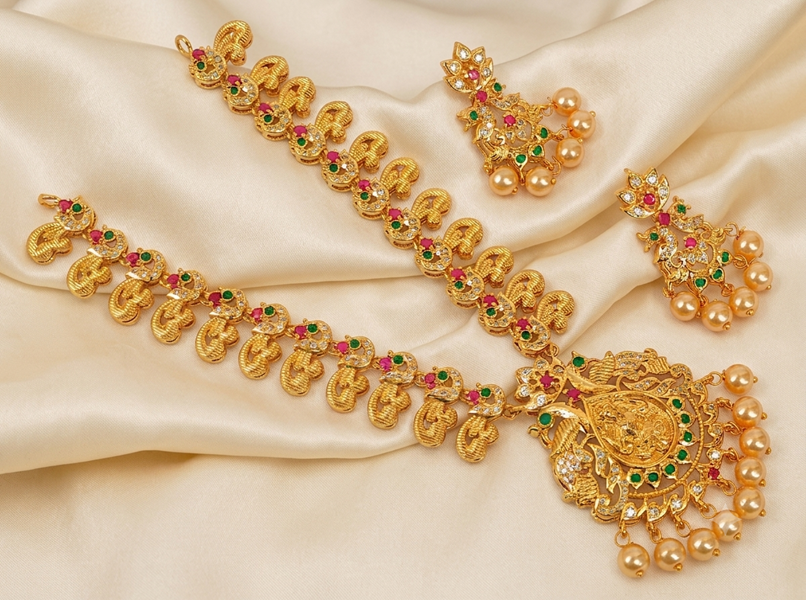 Multicolor Temple Bridal Jewelry