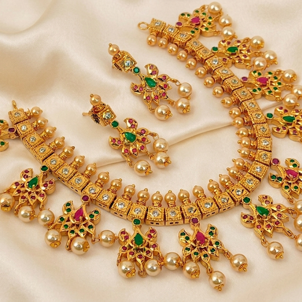 Amazing Multicolor Bridal Necklace Set