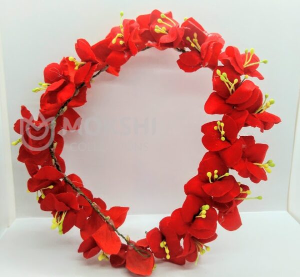 Red Flower Hair Accessories