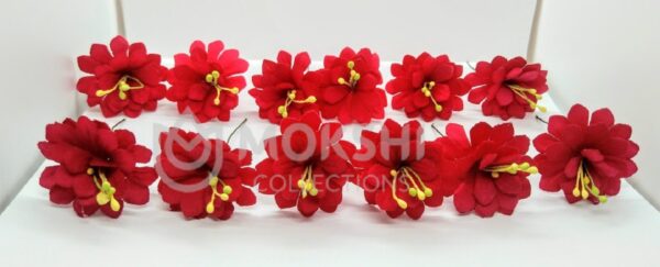 Pink Flower Hair Brooches