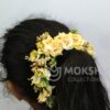 Gold Bridal Flower Hair Gajra