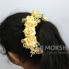 Gold Bridal Flower Hair Gajra