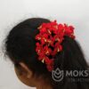 Red Flower Hair Accessories