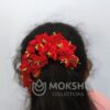 Red Flower Hair Accessories