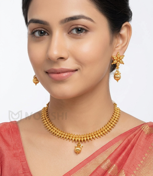 Cute Plain Necklace Set