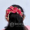 Pink Bridal Hair Gajra