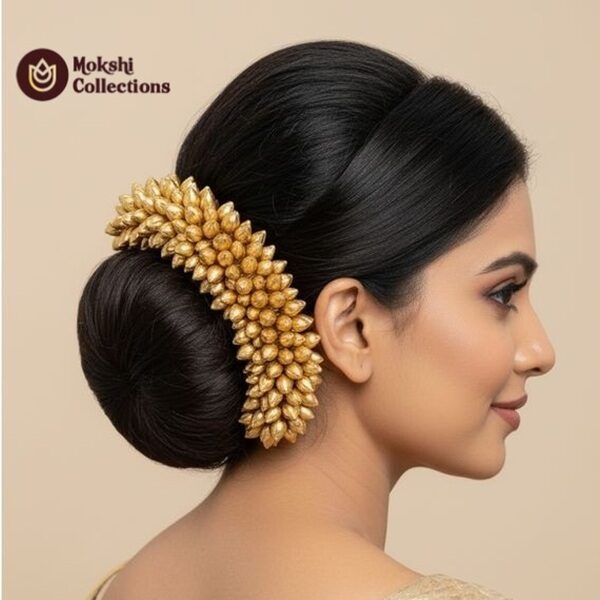 Gold Bridal Gajra
