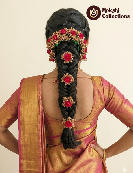 Pink and Gold Hair Accessories