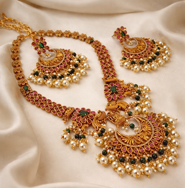 Matt Finish Temple Jewellery
