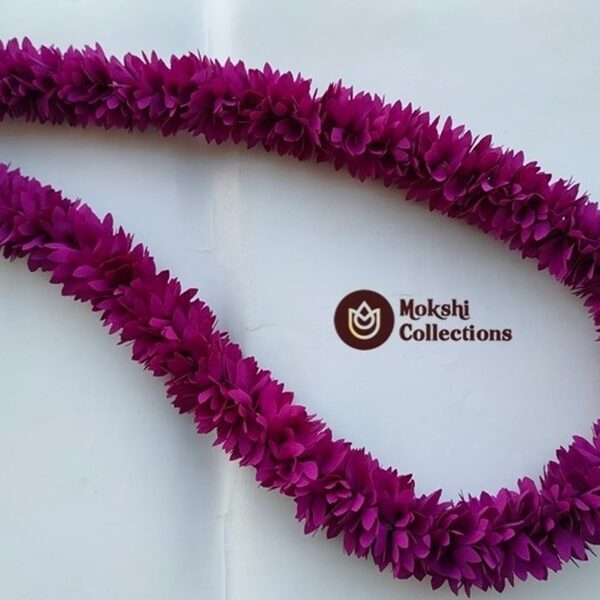 Purple fabric Garland