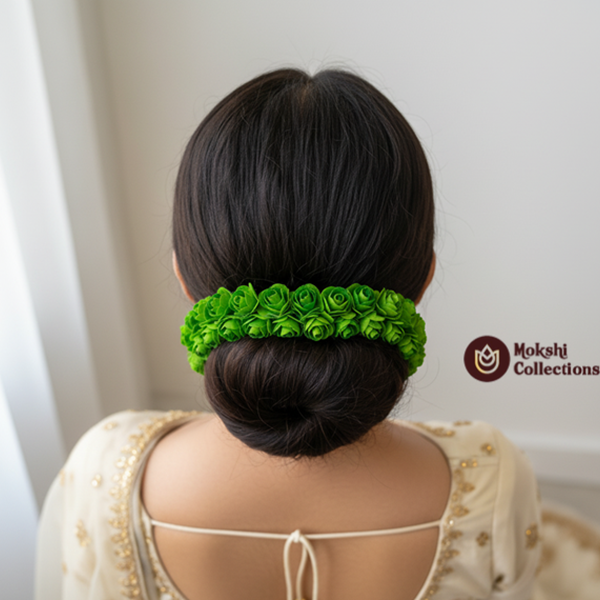 Green Rose Gajra