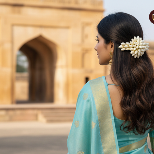 Artificial Jasmine Hair Clip
